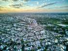 Buenos Aires, Argentina from above. Art Print